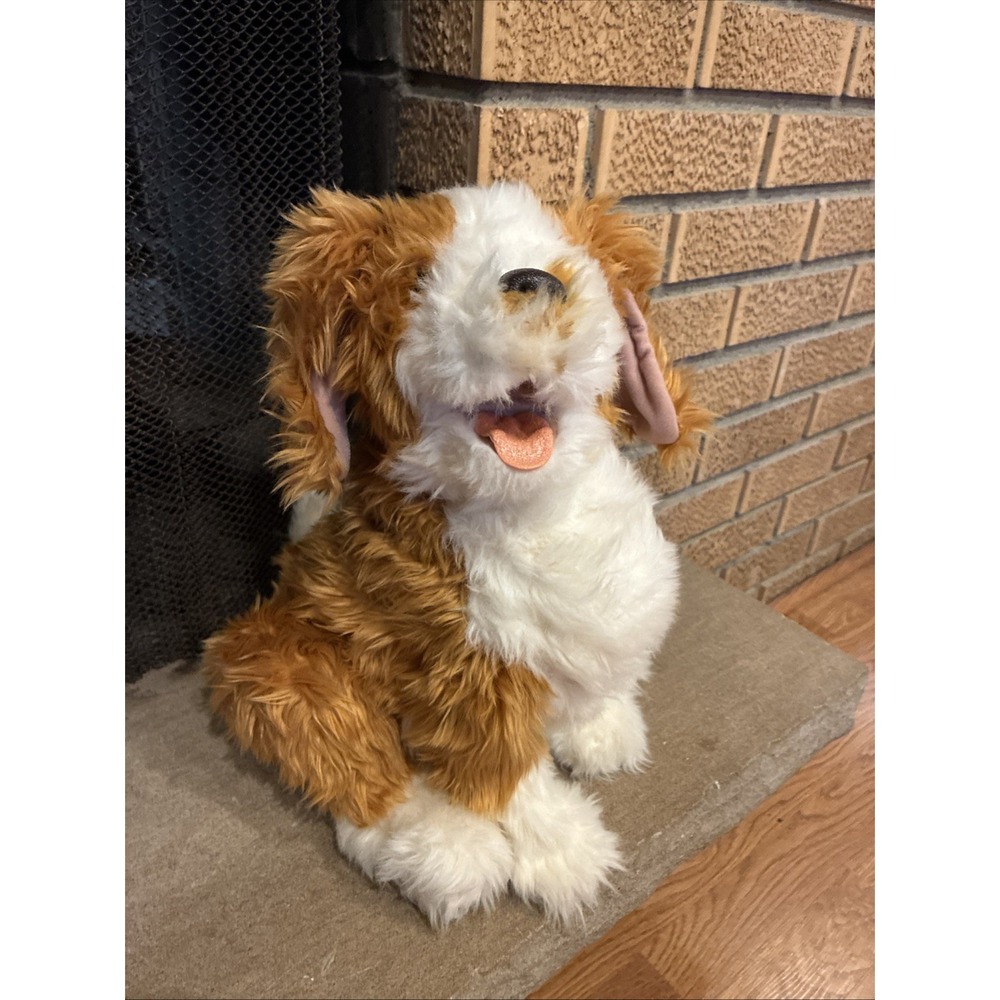 Joy for All Ageless Innovations Freckled Pup Companion Pet Interactive Dog Toy